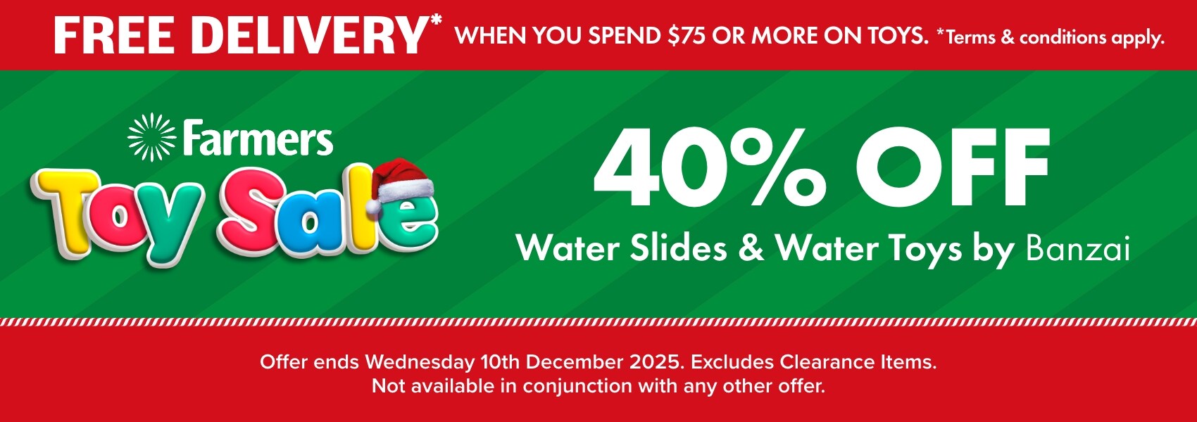 40% OFF Water Slides & Water Toys by Banzai