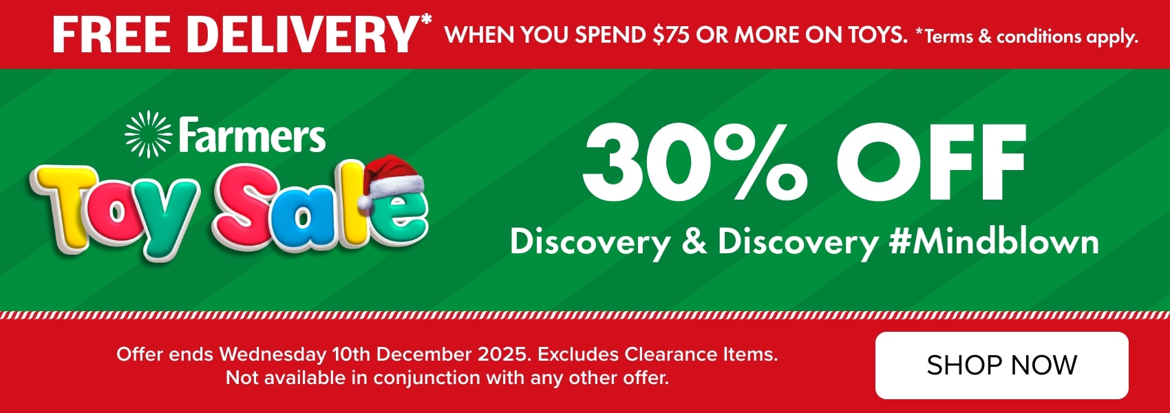 30% OFF Discovery & Discovery #Mindblown 