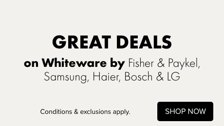GREAT PRICES on Whiteware by Fisher & Paykel, Samsung, Haier, Bosch & LG