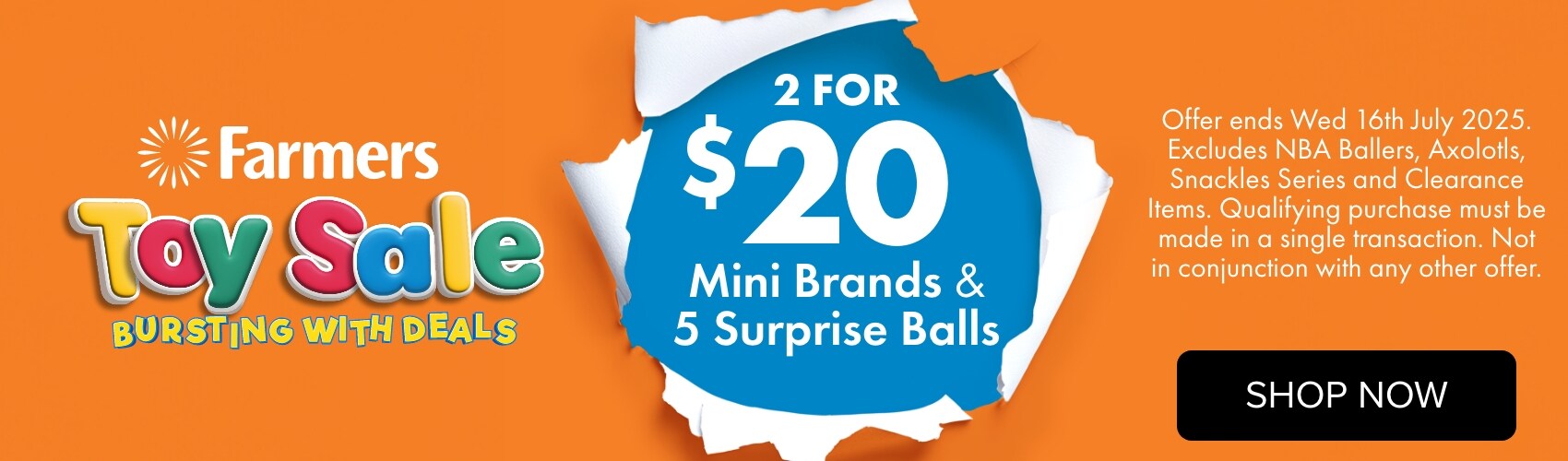 2 for $20 Mini Brands & 5 Surprise