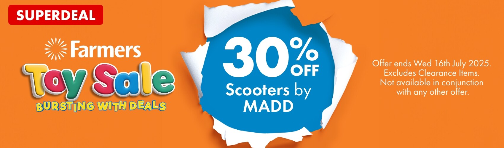 SUPERDEAL 30% OFF Scooters by MADD