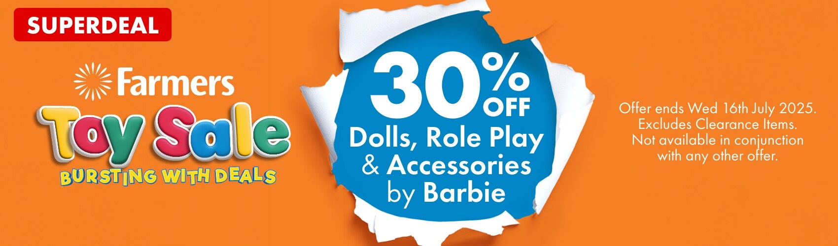 30% OFF Barbie