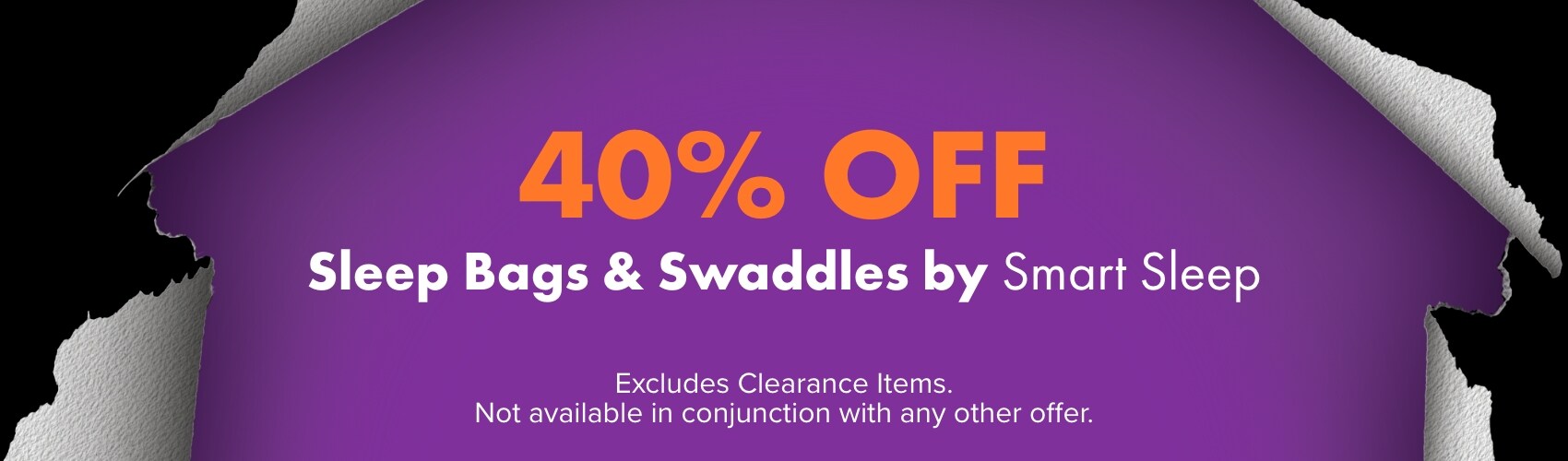 40% OFF Sleep Bags & Swaddles by Smart Sleep