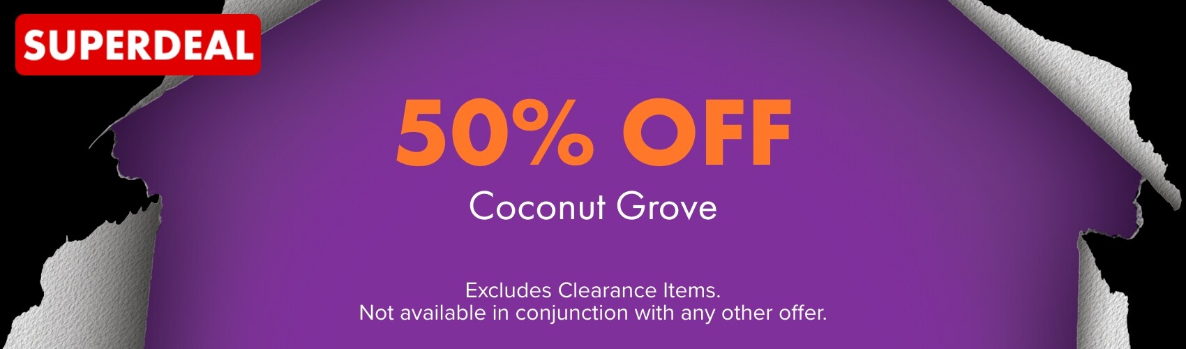 50% OFF Coconut Grove