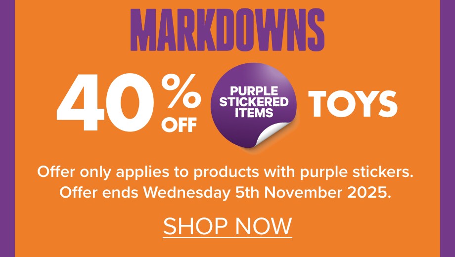40% OFF Toys Markdowns
