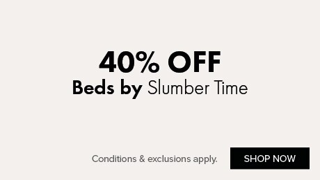 40% OFF Beds by Slumber Time