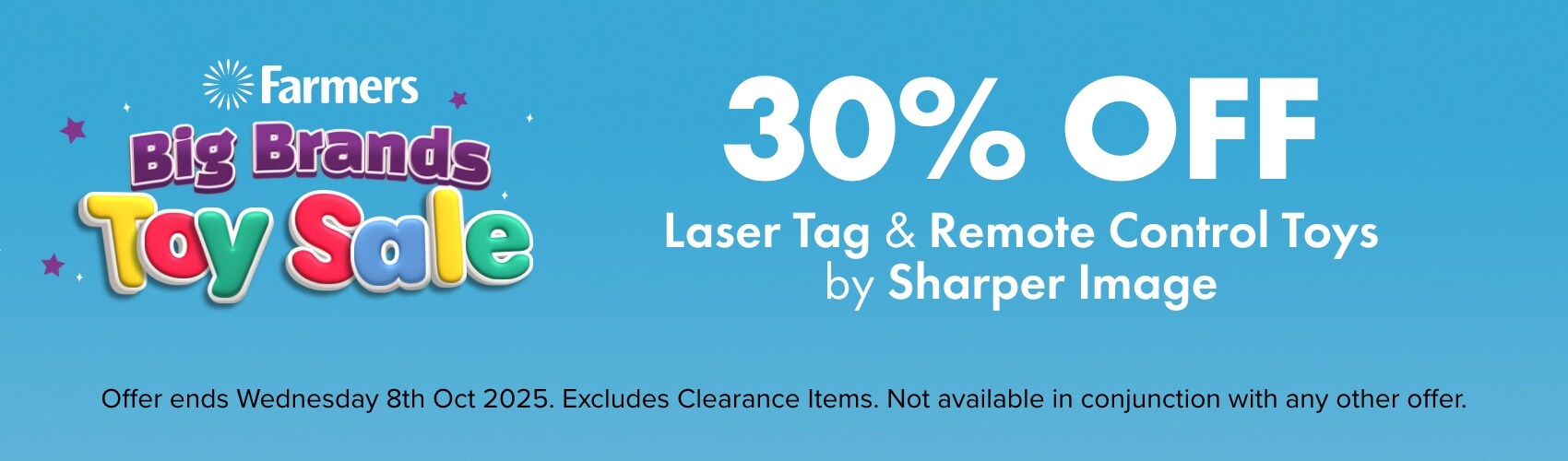 30% off Laser Tag & Remote Control Toys By Sharper Image