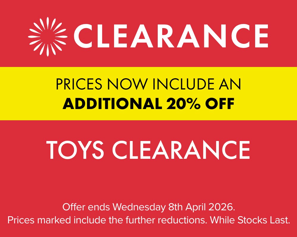 Take a Further 20% OFF Toys Clearance