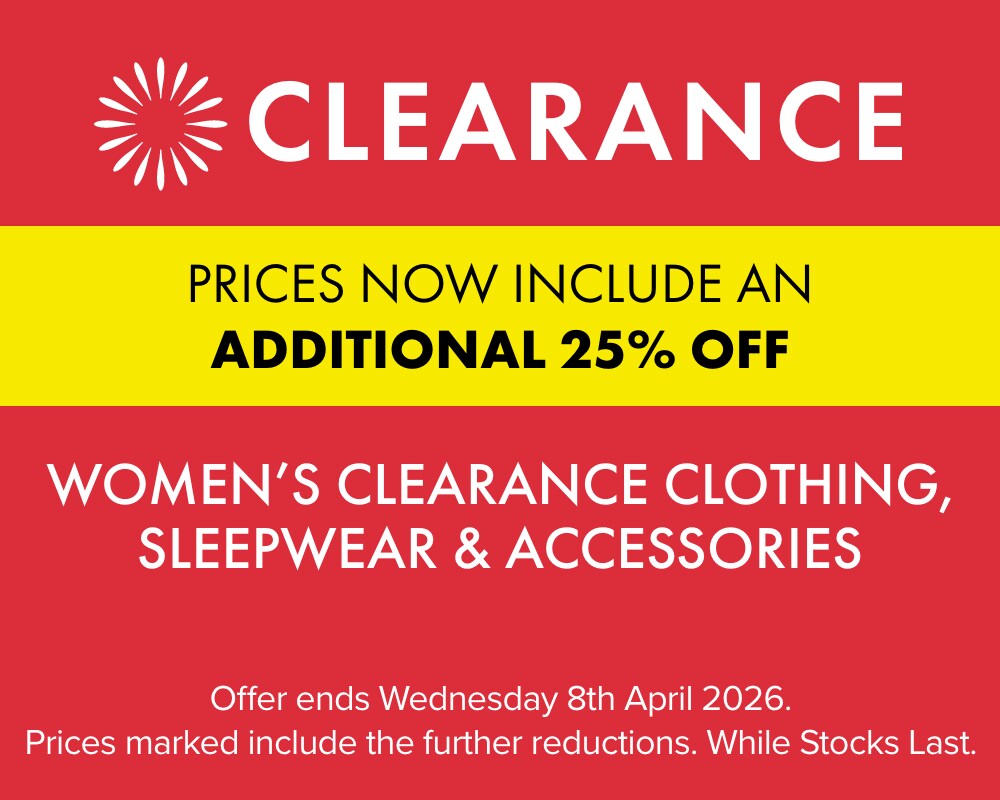 TAKE A FURTHER 25% OFF Women&rsquo;s Clearance