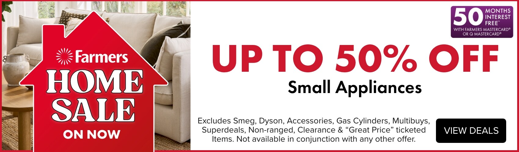UP TO 50% OFF Small Appliances