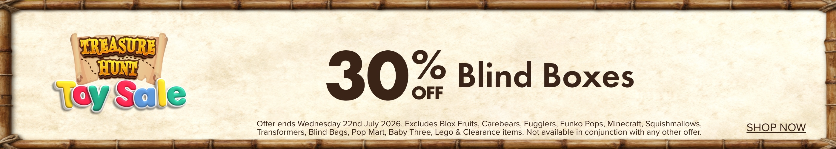 30% OFF Blind Boxes
