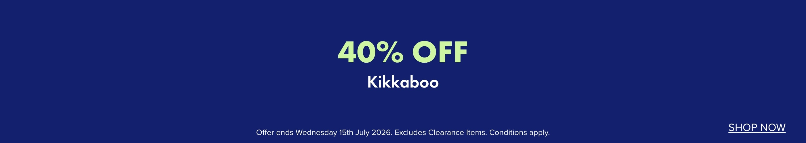 40% OFF Kikkaboo