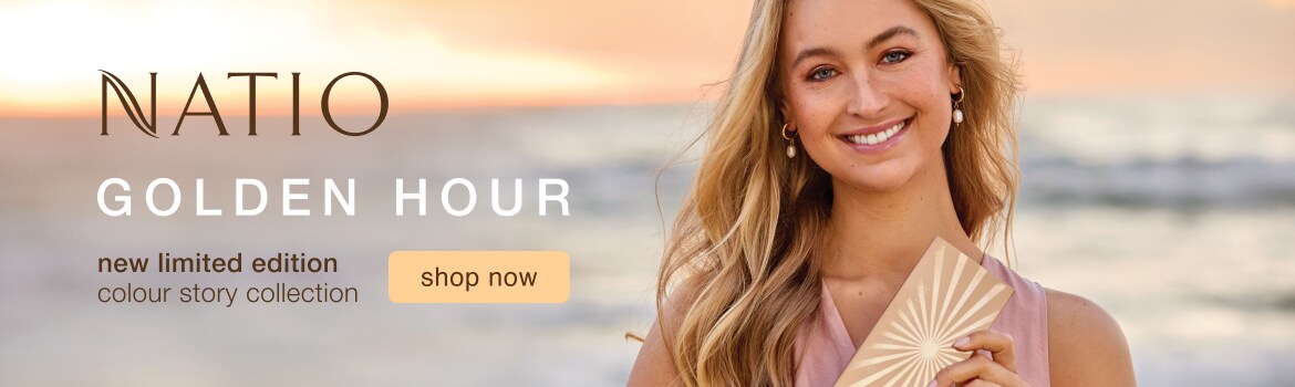 Natio Golden hour makeup