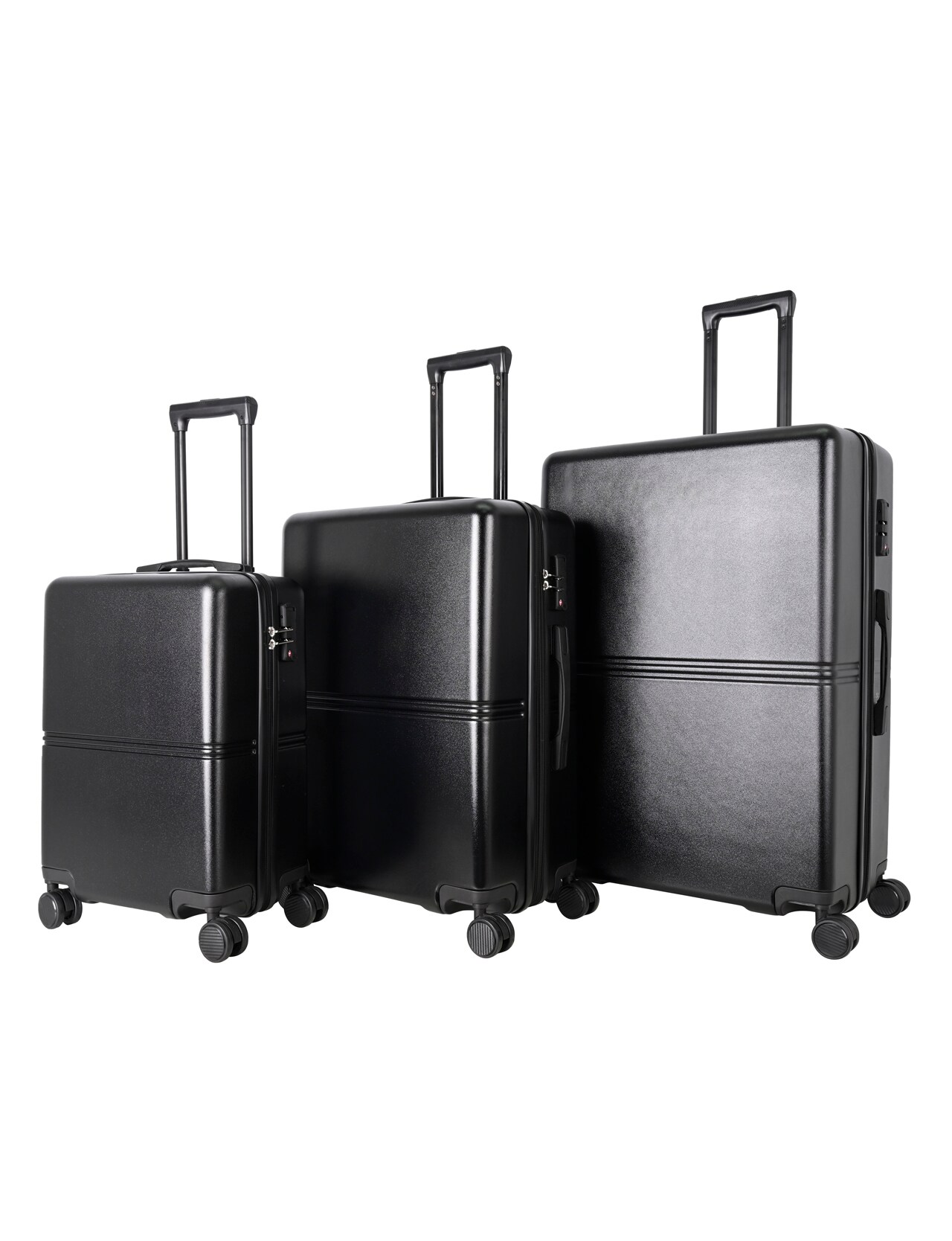 Travelite 3-Piece Trolley Set, Black product photo