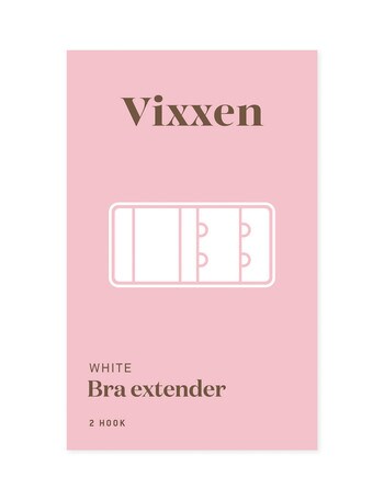 Vixxen 2 Hook Bra Extender White product photo