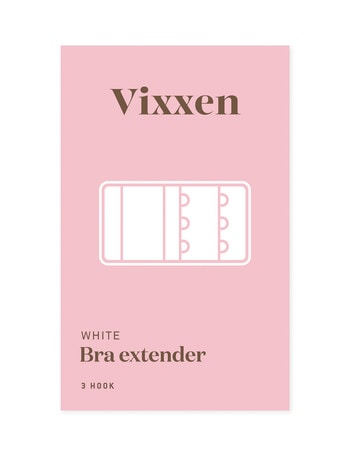 Vixxen 3 Hook Bra Extender White product photo
