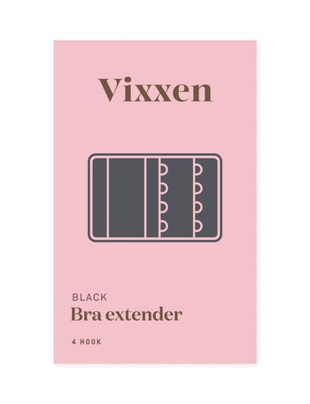 Vixxen 4 Hook Bra Extender Black product photo