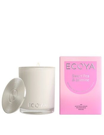 Ecoya Sweet Pea & Jasmine Madison Candle, 400g product photo