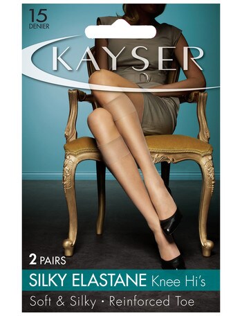 Kayser Silky elastane Knee-High, 15 Denier, 2-Pack product photo