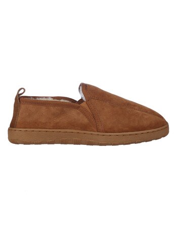 Mi Woollies Charles Slipper, Taupe product photo