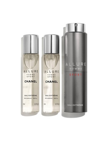 CHANEL ALLURE HOMME SPORT EAU EXTR&Ecirc;ME Twist and Spray Refillable Bottle - Eau de Parfum 3X20ml product photo