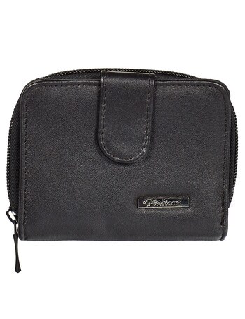 Milano Small Zip Around Wallet, Black product photo