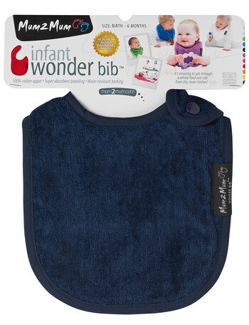 Mum 2 Mum Infant Wonder Bib, Navy product photo