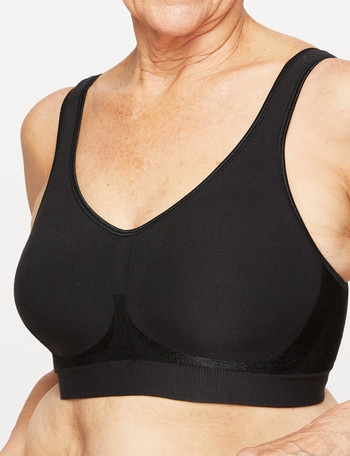 Playtex Comfort Revolution FlexFit Bra Black, S-2XL product photo