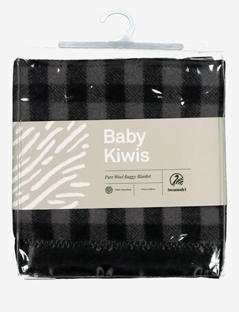 Swanndri Buggy Blanket, Black & Grey product photo