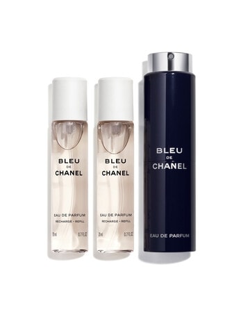 CHANEL BLEU DE CHANEL Twist and Spray Refillable Bottle - Eau de Parfum 3x20ML product photo