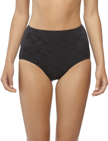 Jockey Woman No Ride Up Lace Full Brief Black product photo