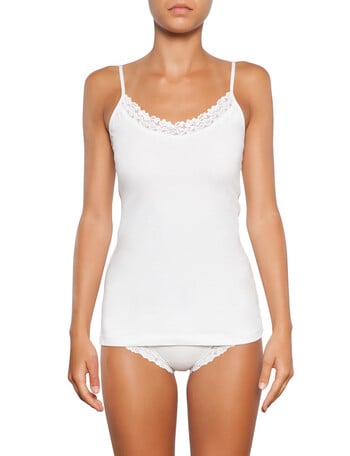 Jockey Woman Parisienne Cotton Cami, White product photo