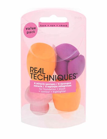 Real Techniques 6 Miracle Sponges product photo