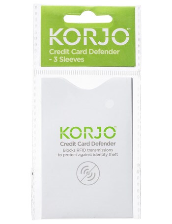 Korjo RFID Credit Card Defender, 3-pack product photo