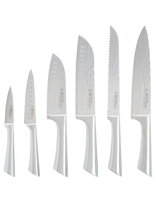 Baccarat Damashiro Mizu 7-Piece Knife Block product photo View 02 L