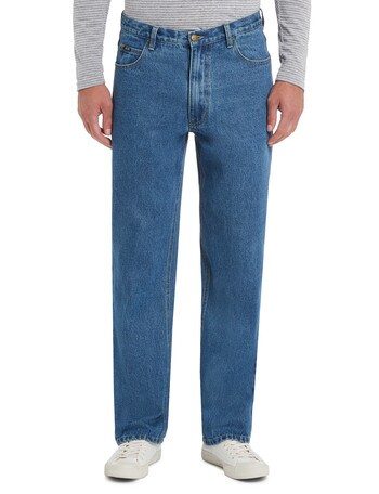 B90's Straight Leg Regular Length Jean, Stonewash product photo