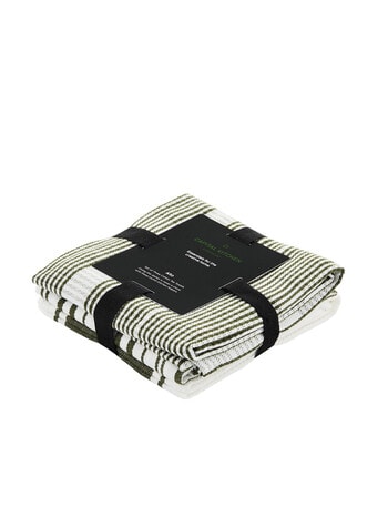 Capital Kitchen Alto Tea Towel Forrest Green, Set of 3 product photo