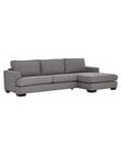 LUCA Furniture Max Fabric 2.5 Seater Sofa with Right Hand Facing Chaise, Slate product photo View 02 S