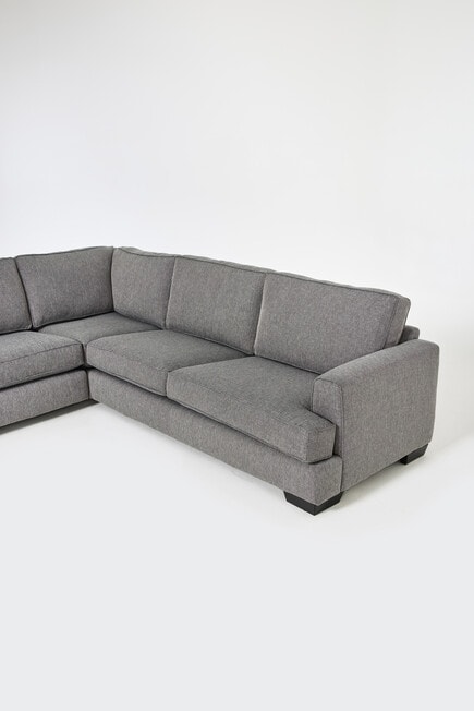 LUCA Furniture Max Fabric Corner Sofa, Slate product photo View 02 L