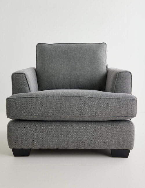 LUCA Furniture Max Fabric Chair, Slate product photo