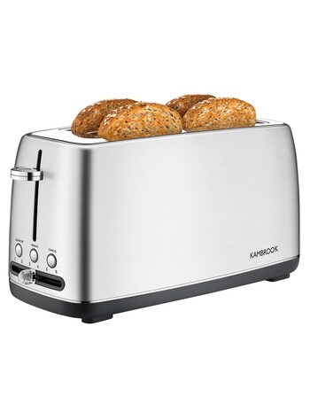 Kambrook Perfect Slice 4-Slice Toaster, KTA470BSS product photo