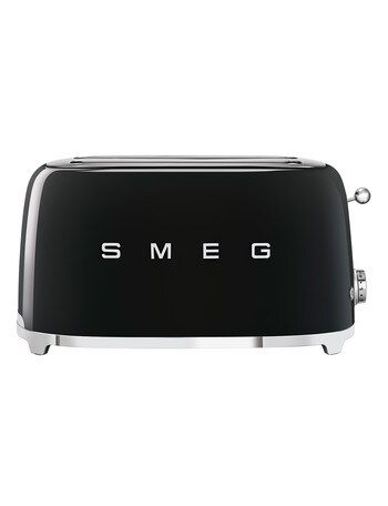 Smeg 4 Slice Toaster, Black, TSF02 product photo