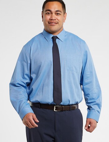 Chisel Formal King Long-Sleeve Texture Shirt, Light Blue product photo