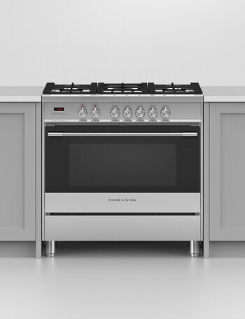 Fisher & Paykel 90cm Dual Fuel Freestanding Cooker, OR90SCG1X1 product photo