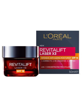 L'Oreal Paris Revitalift Laser X3 SPF15 Day Cream, 50ml product photo