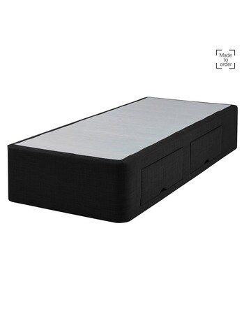 Sleepyhead Long Single Drawer Base, Right Opening, Black product photo