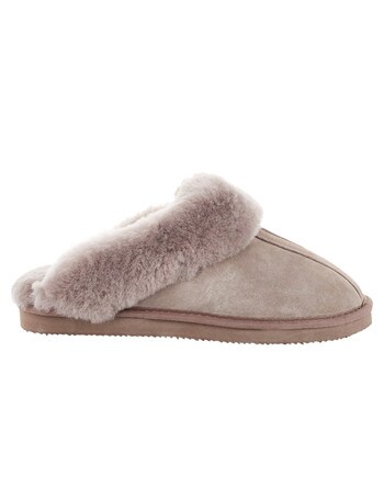Mi Woollies Te Anau Scuff Slipper, Brown product photo