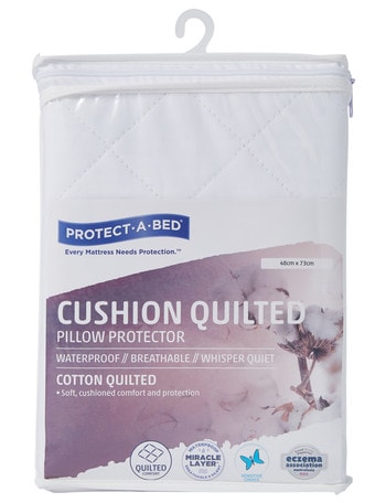 Protect-A-Bed Cushion Quilted Cotton Pillow Protector product photo