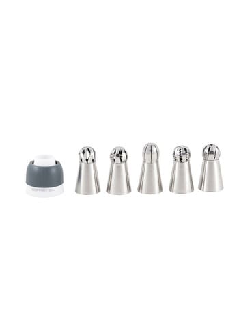 Soffritto Ball Tip Piping Nozzles, 6 Piece product photo