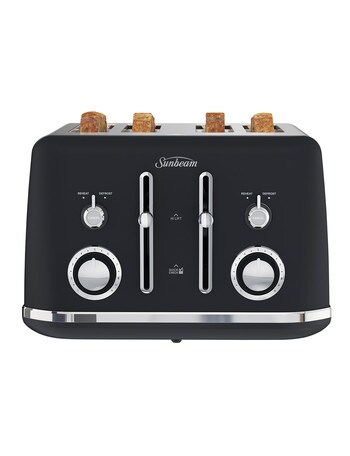 Sunbeam Alinea 4 Slice Toaster, Black, TA2740K product photo